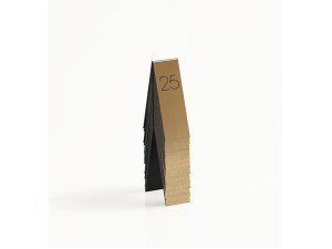 Gold & Black Table Tents 1-25
